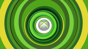 Xbox logo, Abstract background, Green abstract, 4K wallpaper