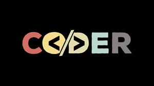 Coder, AMOLED, Black background, Coding, 4K wallpaper