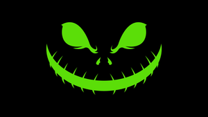 Scary, Smile, Halloween background, Evil laugh, Black background, AMOLED, 4K wallpaper
