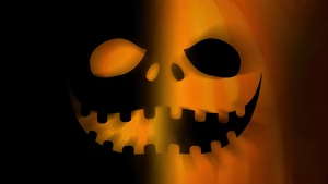 Scary, Evil laugh, Jack-o-lantern, Halloween Pumpkin, 4K wallpaper