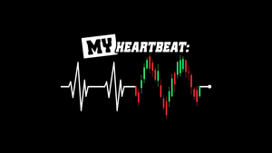 Heartbeat, Candlestick pattern, Stock Market, AMOLED, Black background, Heartbeat Candlestick Chart, Day Trading, 4K wallpaper