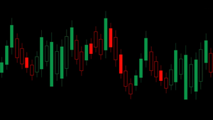 Candlestick pattern, Ultrawide, Day Trading, Stock Market, AMOLED, Black background, 4K wallpaper