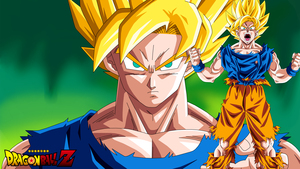 Son Goku, Super Saiyan, Dragon Ball Z, 4K wallpaper