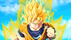Super Saiyan Goku, Dragon Ball Z, 4K wallpaper