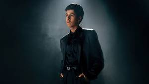 Ivan Cornejo, Mexican singer, Dark background, 4K wallpaper