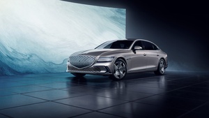 Genesis Electrified G80, Electric Sedan, 2024, 4K wallpaper