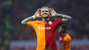 Mauro Icardi, Galatasaray, Turkish sports club, Argentine footballer, 4K wallpaper