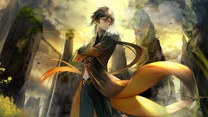 Zhongli, Genshin Impact, 4K wallpaper