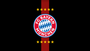 FC Bayern Munich, Football club, Logo, Black background, 4K wallpaper