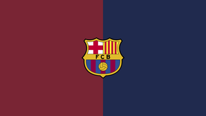 FCB, Minimalist, FC Barcelona, 4K wallpaper