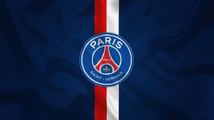 Paris Saint-Germain, Logo, Football club, Dark blue, 4K wallpaper