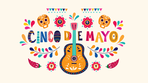 Cinco de Mayo, Colorful, Guitar, Mexican holiday, 4K wallpaper