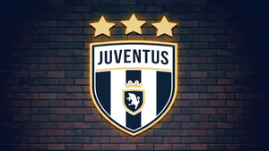 Juventus FC, Football club, Brick wall, 4K wallpaper