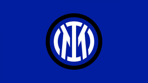 Inter Milan, Blue background, Logo, 4K wallpaper