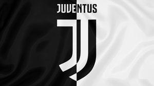 Juventus FC, Monochrome background, Black and White, Logo, Football club, 4K wallpaper