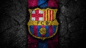 FC Barcelona, Football club, Logo, 4K wallpaper
