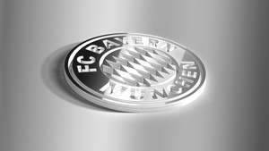 FC Bayern Munich, 3D Art, Logo, Monochrome, Football club, 4K wallpaper