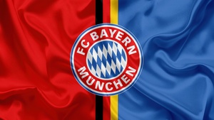 FC Bayern Munich, Flag, Logo, Football club, 4K wallpaper