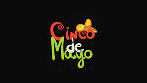 Cinco de Mayo, Minimalist, Dark background, Mexican holiday, 4K wallpaper
