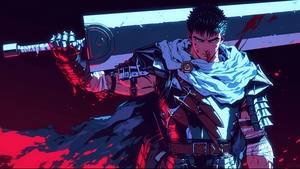 Guts, Artwork, Berserker Armor, Dragon Slayer, 4K wallpaper