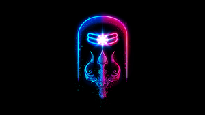 Mahadev, Shiva Linga, Lord Shiva, Hindu God, Parameshwara, Parashiva, Black background, AMOLED, Divine, Third eye, Indian festival, 4K wallpaper