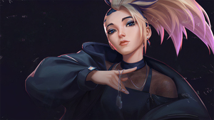 KDA Akali, League of Legends, 4K wallpaper