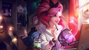 Seraphine, League of Legends, KDA, 4K wallpaper