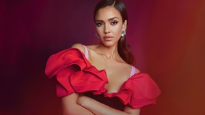 Jessica Alba, American actress, Red, 4K wallpaper