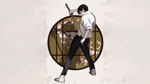 Yuta Okkotsu, Katana, Jujutsu Kaisen, 4K wallpaper
