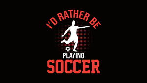 Playing, Soccer, Black background, AMOLED, Motivational quotes, Football player, 4K wallpaper