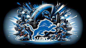 Detroit Lions, NFL team, Super Bowl, Soccer, Football team, 4K wallpaper