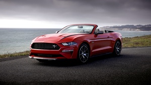 Ford Mustang Ecoboost, Convertible, 2020, 4K wallpaper
