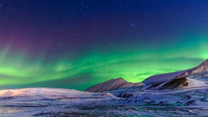 Northern Lights, Norway, Aurora Borealis, Winter, 4K wallpaper