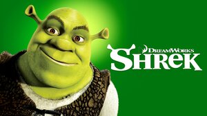 Shrek, Animation movies, DreamWorks Animation, Green background, 4K wallpaper