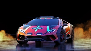 Lamborghini Huracan Sterrato, 4K wallpaper