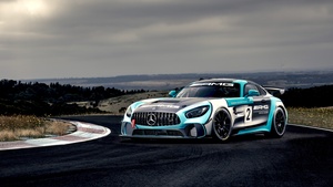 Mercedes-AMG GT4, 4K wallpaper