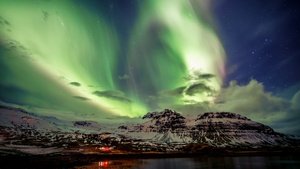 Northern Lights, Aurora Borealis, Iceland, 4K wallpaper