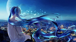 Anime girl, Alone, Dream girl, Surreal, 4K wallpaper