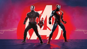 Avengers: Endgame, Captain America, Iron Man, 4K wallpaper