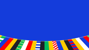 2024, Ultrawide, Blue background, 4K wallpaper