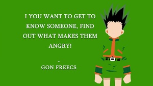 Gon Freecss, Hunter x Hunter, Green background, Meme, 4K wallpaper