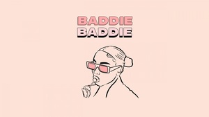Baddie, Girly backgrounds, Fearless, Edgy, Attitude, Bold, Misty rose background, Simple, 4K wallpaper