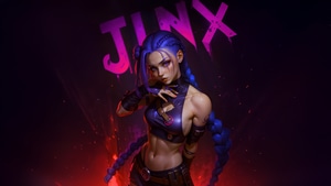 Jinx League Of Legends, Arcane, League Of Legends, Games, Artwork, Art, Digital Art, Video Games, Ai, , 4K wallpaper