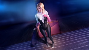 Gwen Stacy, Superheroes, Artwork, Art, Digital Art, 4K wallpaper