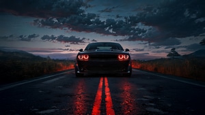 Dodge Challenger, Dodge, Cars, Ai, 4K wallpaper