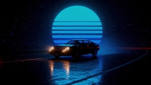 Synthwave, Cars, Artist, Artwork, Digital Art, 4K wallpaper