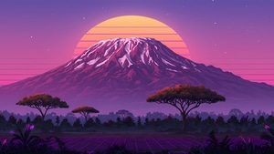 Retrowave, Minimalism, Minimalist, Artist, Artwork, Digital Art, 4K wallpaper