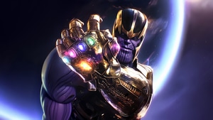 Thanos, Supervillain, Superheroes, Artwork, Digital Art, Ai, 4K wallpaper