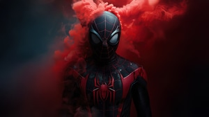 Spiderman, Miles Morales, Superheroes, Artwork, Art, Digital Art, Artist, Ai, , 4K wallpaper