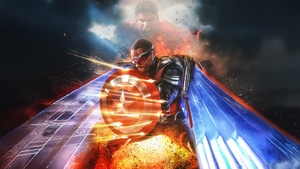 Captain America Brave New World, Superheroes, Artwork, Art, Digital Art, Captain America, Anthony Mackie, Red Hulk, 4K wallpaper